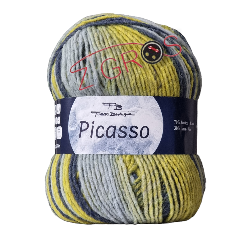 Picasso 70% Lana e dal 30% Acrilico 150-gr