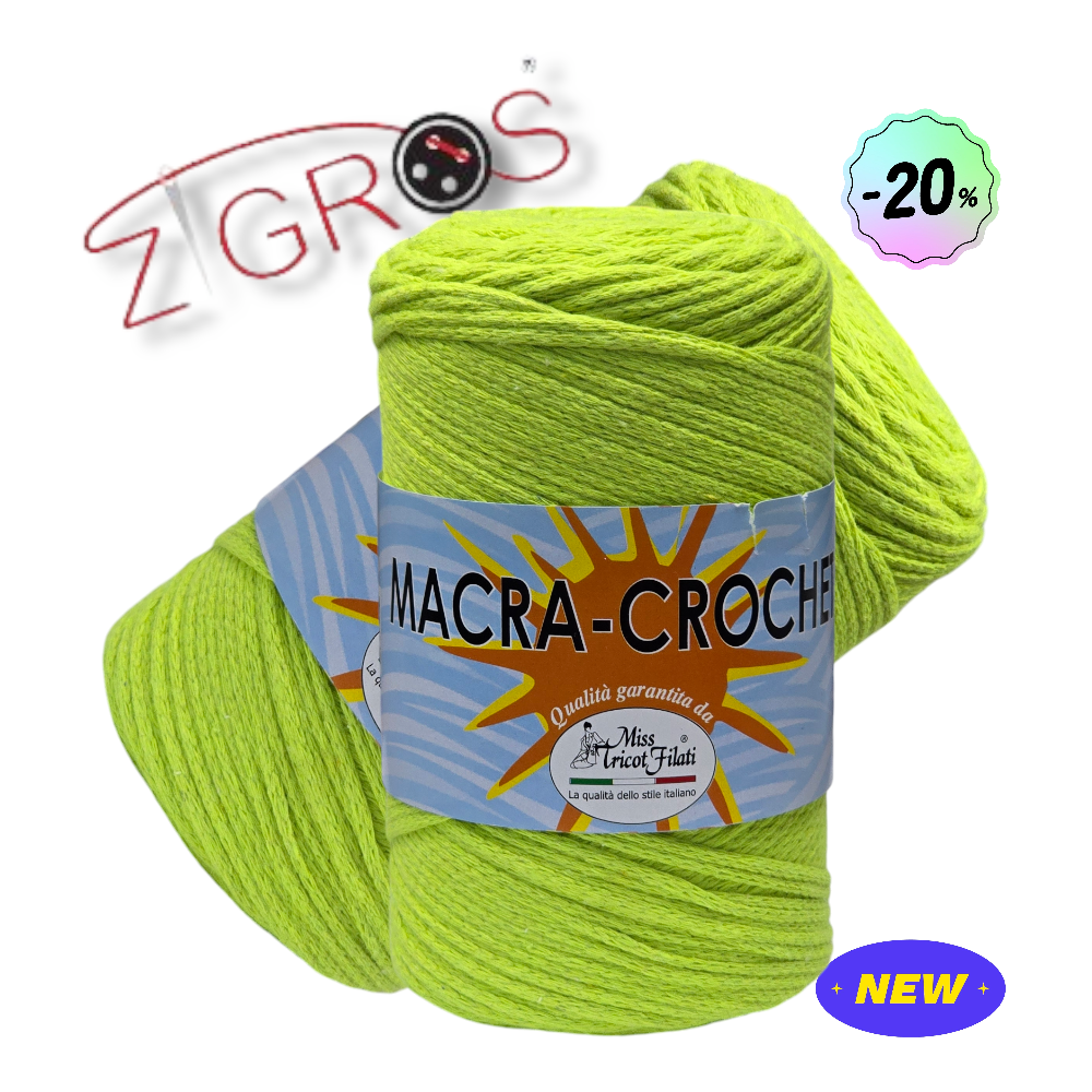 Cordino Macra-Crochet – Miss Tricot Filati