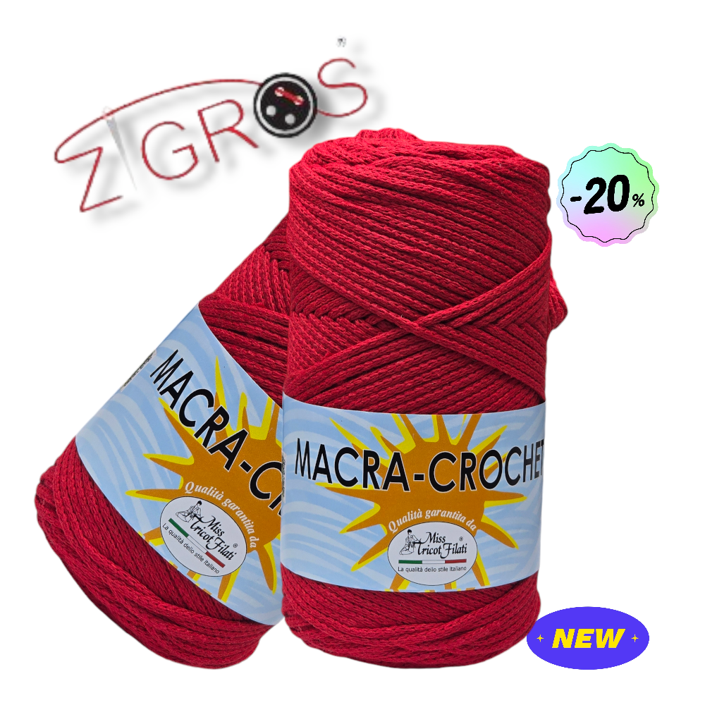 Cordino Macra-Crochet – Miss Tricot Filati