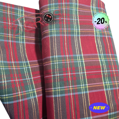 Cotone Tartan h 140