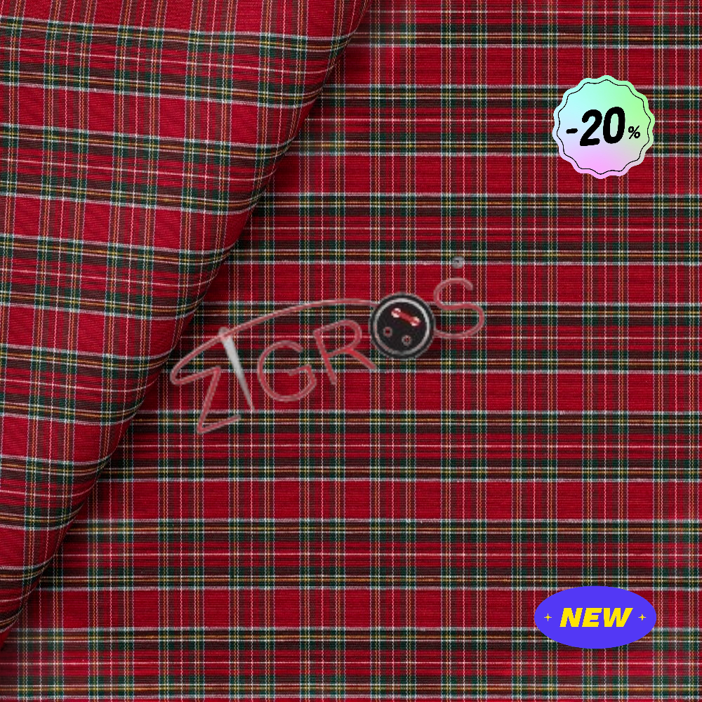 Cotone Tartan h 140