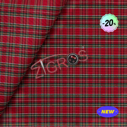 Cotone Tartan h 140